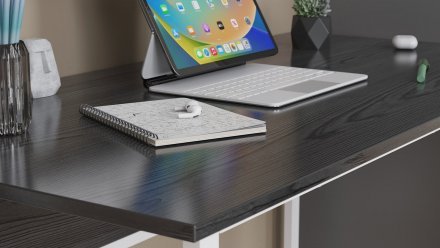 Комп'ютерний стіл Ferrum-decor Коді 75x140x60 білий ДСП Сосна Кембра 16мм (FRD-101205)