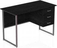 Комп'ютерний стіл Ferrum-decor Гаррі 75x120x60 сірий ДСП Сосна Кембра 16мм (FRD-101455)