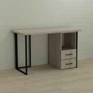 Письмовий стіл Ferrum-decor Отто 76x140x70 чорний ДСП Дуб Сонома 32мм (FRD-103607) Письмовий стіл Ferrum-decor Отто 76x140x70 чорний ДСП Дуб Сонома 32мм (FRD-103607)