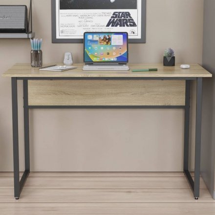 Письмовий стіл Ferrum-decor Коді 75x100x60 чорний ДСП Дуб Сонома 16мм (FRD-103732) Письмовий стіл Ferrum-decor Коді 75x100x60 чорний ДСП Дуб Сонома 16мм (FRD-103732)