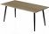 Стіл журнальний Монтана Ferrum-decor 45x100x50 Чорний метал ДСП Дуб Сонома 16 мм (FRD-106714)