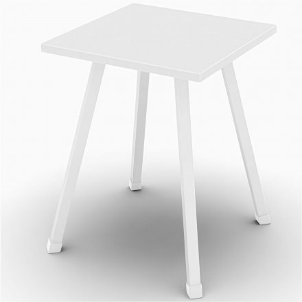 Табурет кухонний Ferrum-decor 430x320x320 Білий метал ДСП Біле 16 мм (FRD-104642) Табурет кухонний Ferrum-decor 430x320x320 Білий метал ДСП Біле 16 мм (FRD-104642)