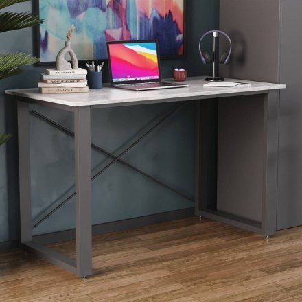 Письмовий стіл Ferrum-decor Драйв 750x1200x700 Чорний метал ДСП Бетон 32 мм (FRD-103386) Письмовий стіл Ferrum-decor Драйв 750x1200x700 Чорний метал ДСП Бетон 32 мм (FRD-103386)