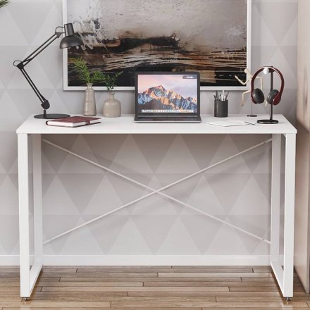 Письмовий стіл Ferrum-decor Серії Конект 75x120x600 білий ДСП Біле 16мм (FRD-104207) Письмовий стіл Ferrum-decor Серії Конект 75x120x600 білий ДСП Біле 16мм (FRD-104207)