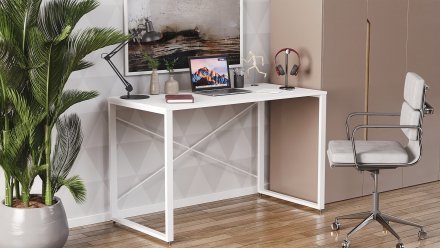 Письмовий стіл Ferrum-decor Серії Конект 75x120x600 білий ДСП Біле 16мм (FRD-104207) Письмовий стіл Ferrum-decor Серії Конект 75x120x600 білий ДСП Біле 16мм (FRD-104207)