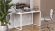 Письмовий стіл Ferrum-decor Серії Конект 75x120x600 білий ДСП Біле 16мм (FRD-104207)