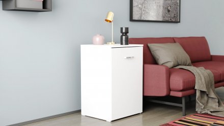 Стіл-тумба трансформер Смарт 1/1 Ferrum-decor 750x1450x500 ДСП Біле 16 мм (FRD-105067) Стіл-тумба трансформер Смарт 1/1 Ferrum-decor 750x1450x500 ДСП Біле 16 мм (FRD-105067)