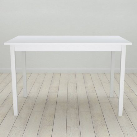 Стіл кухонний Ferrum-decor Маріо 75x120x70 Білий ДСП Біле 16мм (FRD-106198) Стіл кухонний Ferrum-decor Маріо 75x120x70 Білий ДСП Біле 16мм (FRD-106198)