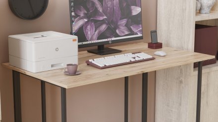 Комп'ютерний стіл Ferrum-decor Ханна 75x120x60 чорний ДСП Дуб Сан-Марино 16мм (FRD-103484) Комп'ютерний стіл Ferrum-decor Ханна 75x120x60 чорний ДСП Дуб Сан-Марино 16мм (FRD-103484)