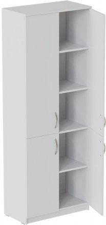 Шафа Анжело Ferrum-decor 5 полиць 4 двері 1900x800x380 ДСП Біле 16 мм (FRD-105055) Шафа Анжело Ferrum-decor 5 полиць 4 двері 1900x800x380 ДСП Біле 16 мм (FRD-105055)