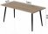 Стіл журнальний Монтана Ferrum-decor 45x100x50 Чорний метал ДСП Дуб Сан-Марино 16 мм (FRD-106716)