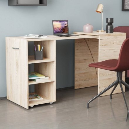 Стіл-тумба трансформер Смарт 1/1 Ferrum-decor 750x1450x500 ДСП Дуб Сан-Марино 16 мм (FRD-105068) Стіл-тумба трансформер Смарт 1/1 Ferrum-decor 750x1450x500 ДСП Дуб Сан-Марино 16 мм (FRD-105068)
