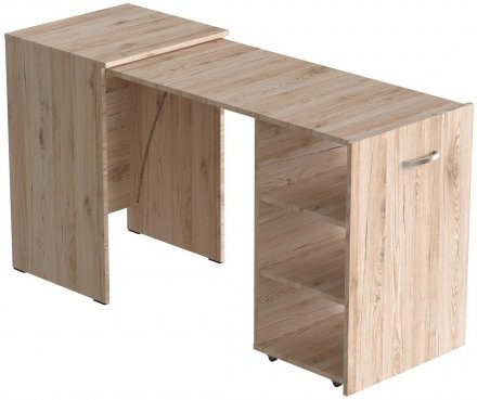Стіл-тумба трансформер Смарт 1/1 Ferrum-decor 750x1450x500 ДСП Дуб Сан-Марино 16 мм (FRD-105068) Стіл-тумба трансформер Смарт 1/1 Ferrum-decor 750x1450x500 ДСП Дуб Сан-Марино 16 мм (FRD-105068)