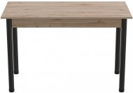 Стіл кухонний Ferrum-decor Беніта 75x120x70 Чорний ДСП Сан-Марино 16мм (FRD-105646)
