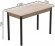 Стіл кухонний Ferrum-decor Беніта 75x120x70 Чорний ДСП Сан-Марино 16мм (FRD-105646)
