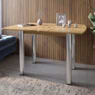 Обідній стіл розкладний LION Нота Дуб Артизан 60x90/90x120 (LION-041281)
