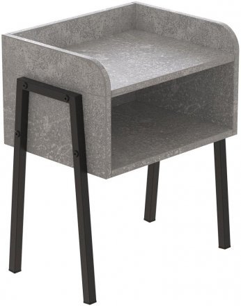 Тумба модульна Ferrum-decor Джузі 540x450x320 метал Чорний ДСП Бетон 16 мм (FRD-102974) Тумба модульна Ferrum-decor Джузі 540x450x320 метал Чорний ДСП Бетон 16 мм (FRD-102974)