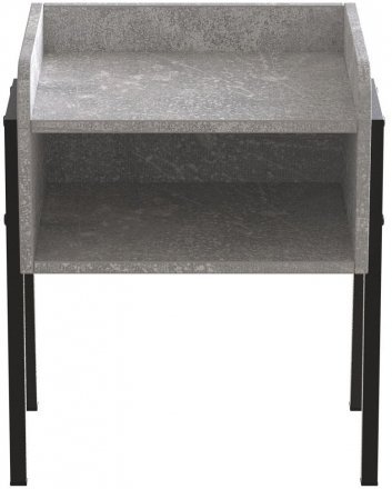 Тумба модульна Ferrum-decor Джузі 540x450x320 метал Чорний ДСП Бетон 16 мм (FRD-102974) Тумба модульна Ferrum-decor Джузі 540x450x320 метал Чорний ДСП Бетон 16 мм (FRD-102974)
