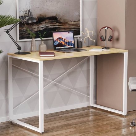 Письмовий стіл Ferrum-decor Серії Конект 75x120x600 білий ДСП Дуб Артизан 16мм (FRD-104209) Письмовий стіл Ferrum-decor Серії Конект 75x120x600 білий ДСП Дуб Артизан 16мм (FRD-104209)