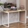 Письмовий стіл Ferrum-decor Серії Конект 75x120x600 білий ДСП Дуб Артизан 16мм (FRD-104209)