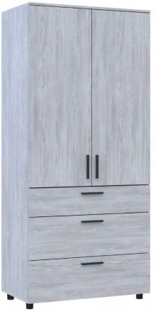 Шафа для одягу Doros Торн Сосна Натті 2 ДСП/3Ш (штанга) 90х51.6х200 (DRS-012076) Шафа для одягу Doros Торн Сосна Натті 2 ДСП/3Ш (штанга) 90х51.6х200 (DRS-012076)