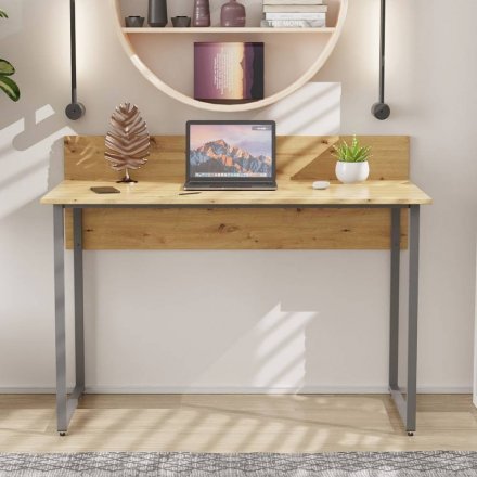 Комп'ютерний стіл Ferrum-decor Скай 75x140x70 сірий ДСП Дуб Сан-Марино 16мм (FRD-101584) Комп'ютерний стіл Ferrum-decor Скай 75x140x70 сірий ДСП Дуб Сан-Марино 16мм (FRD-101584)