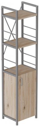Етажерка 3/34 Ferrum-decor Серії Конект з тумбою 144x34x28 Сірий ДСП Сан-Марино (FRD-104436) Етажерка 3/34 Ferrum-decor Серії Конект з тумбою 144x34x28 Сірий ДСП Сан-Марино (FRD-104436)