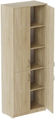 Шафа Анжело Ferrum-decor 5 полиць 4 двері 1900x800x380 ДСП Дуб Сонома 16 мм (FRD-105058) Шафа Анжело Ferrum-decor 5 полиць 4 двері 1900x800x380 ДСП Дуб Сонома 16 мм (FRD-105058)