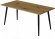 Стіл журнальний Монтана Ferrum-decor 45x100x50 Чорний метал ДСП Дуб Артизан 16 мм (FRD-106718)