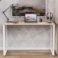 Письмовий стіл Ferrum-decor Серії Конект 75x120x600 білий ДСП Дуб Сонома 16мм (FRD-104210)