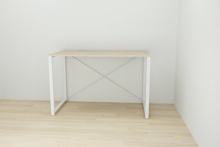 Письмовий стіл Ferrum-decor Серії Конект 75x120x600 білий ДСП Дуб Сонома 16мм (FRD-104210) Письмовий стіл Ferrum-decor Серії Конект 75x120x600 білий ДСП Дуб Сонома 16мм (FRD-104210)