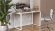 Письмовий стіл Ferrum-decor Серії Конект 75x120x600 білий ДСП Дуб Сонома 16мм (FRD-104210)