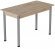 Стіл кухонний Ferrum-decor Беніта 75x120x80 Сірий ДСП Сан-Марино 16мм (FRD-105648)