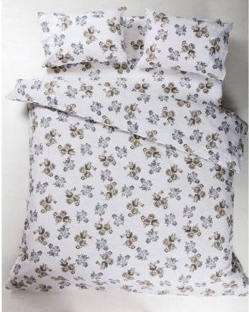 Постільна білизна Ranforce Patrice сірий євро svt-2000022287050 Постільна білизна Ranforce Patrice сірий євро svt-2000022287050