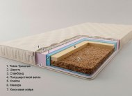 Матрац футон безпружинний Балі 135х180х10 см Матрац футон безпружинний Балі 135х180х10 см