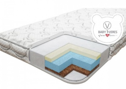 Матрац Baby Veres Memory+ 120х190х10 см 53.2.07