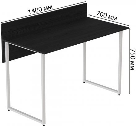 Комп'ютерний стіл Ferrum-decor Скай 75x140x60 білий ДСП Сосна Кембра 16мм (FRD-101085) Комп'ютерний стіл Ferrum-decor Скай 75x140x60 білий ДСП Сосна Кембра 16мм (FRD-101085)