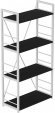 Етажерка 4/60 Ferrum-decor Серії Конект 120x60x28 білий ДСП Сосна Кембра 16мм (FRD-104247)