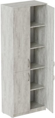 Шафа Анжело Ferrum-decor 5 полиць 4 двері 1900x800x380 ДСП Бетон 16 мм (FRD-105060) Шафа Анжело Ferrum-decor 5 полиць 4 двері 1900x800x380 ДСП Бетон 16 мм (FRD-105060)