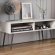 Тумба під ТВ Невада Ferrum-decor 45x100x38 Чорний метал ДСП Бетон 16 мм (FRD-106719)