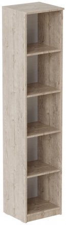 Пенал Анжело Ferrum-decor на 5 полиць 1900x400x380 ДСП Дуб Сан-Марино 16 мм (FRD-104900) Пенал Анжело Ferrum-decor на 5 полиць 1900x400x380 ДСП Дуб Сан-Марино 16 мм (FRD-104900)