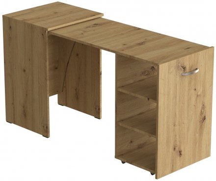 Стіл-тумба трансформер Смарт 1/1 Ferrum-decor 750x1450x500 ДСП Дуб Артизан 16 мм (FRD-105072)