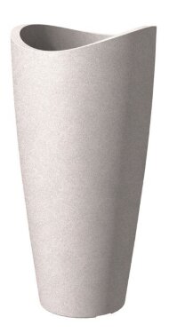 Кашпо для квітів Wave Globe Slim пластик 80 гранітно-коричневий 55376