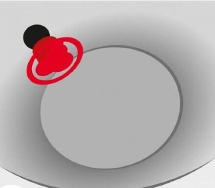 Кашпо для квітів Wave Globe Slim пластик 80 гранітно-коричневий 55376