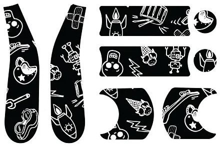 Стікери Stickers Liki B&W Cool Sketch SP555-99-022-000 Стікери Stickers Liki B&W Cool Sketch SP555-99-022-000