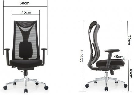 Крісло комп'ютерне HQOC-17-G Perfect Home Сірий (PFH-092088) Крісло комп'ютерне HQOC-17-G Perfect Home Сірий (PFH-092088)