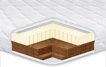 Матрац дитячий Kiddy Cocos-Latex 3+3 70х140х8 см Матрац дитячий Kiddy Cocos-Latex 3+3 70х140х8 см