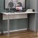 Письмовий стіл Ferrum-decor Курт 75x120x60 сірий ДСП Біле 16мм (FRD-101837)
