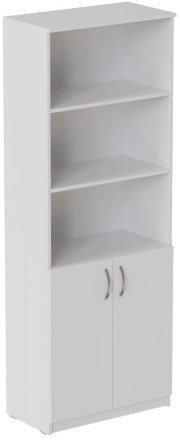 Шафа Анжело Ferrum-decor на 5 полиць з 2 дверима 1900x800x380 ДСП Біле 16 мм (FRD-105061)