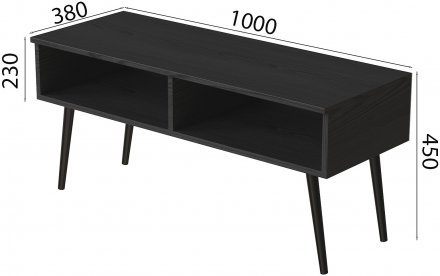 Тумба під ТВ Невада Ferrum-decor 45x100x38 Чорний метал ДСП Сосна Кембра 16 мм (FRD-106720) Тумба під ТВ Невада Ferrum-decor 45x100x38 Чорний метал ДСП Сосна Кембра 16 мм (FRD-106720)